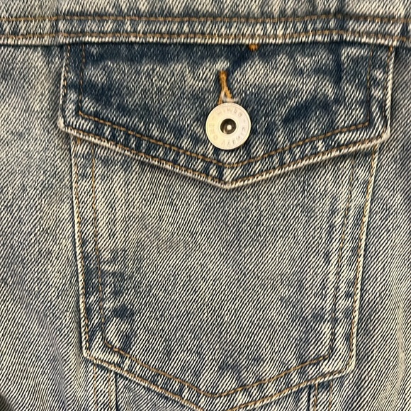 Cotton On Distressed Denim Jacket size 8 - Picture 3 of 7